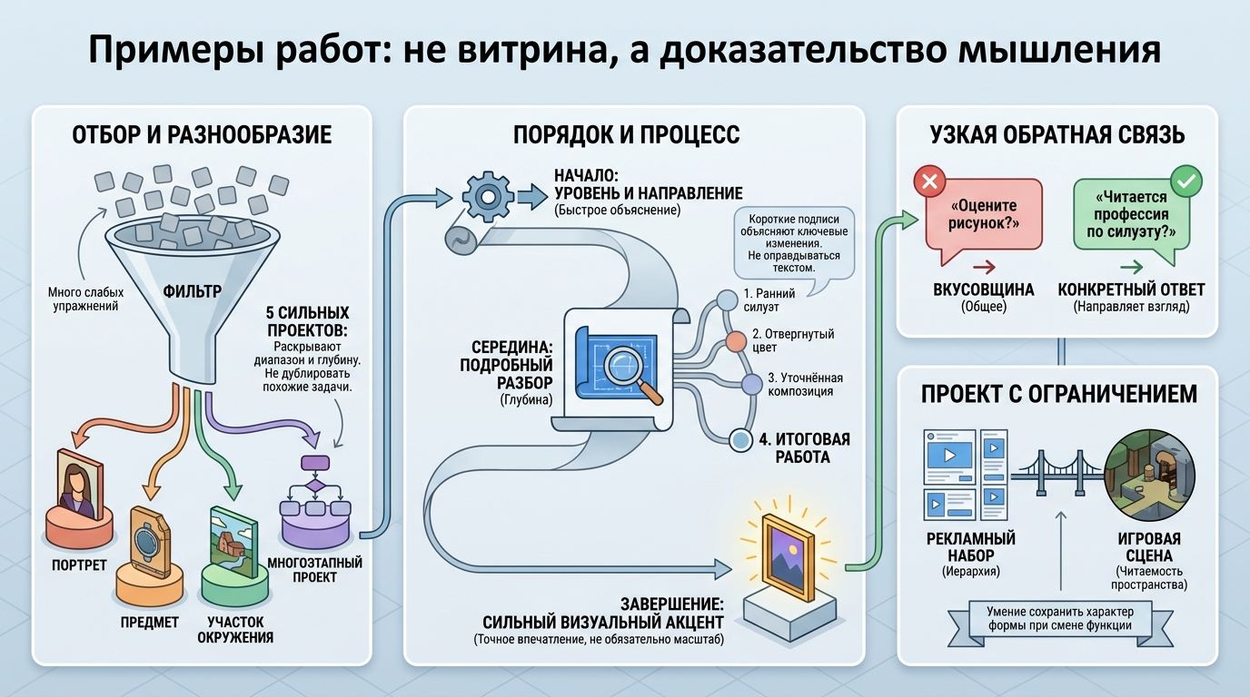 Примеры работ как доказательство мышления